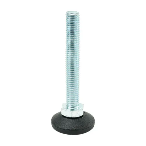 M12 x 80mm Swivel Foot - 38mm Base (650kg Load) | Polyethylene