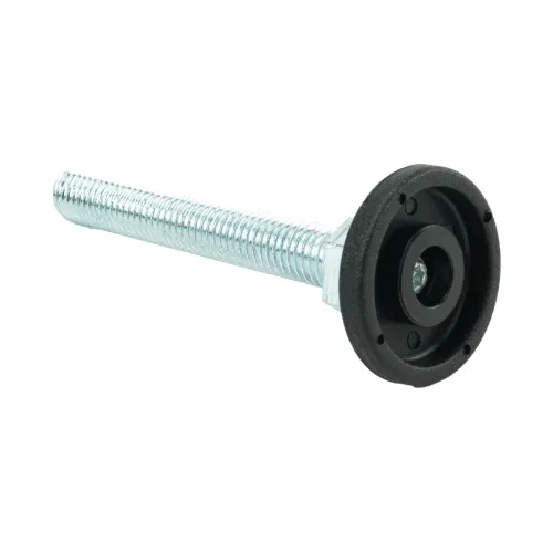 M12 x 80mm Swivel Foot - 38mm Base (650kg Load) | Polyethylene