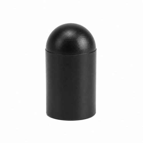 0.89mm x 12.7mm EPDM Cap (Black) 1.27mm Wall Thickness