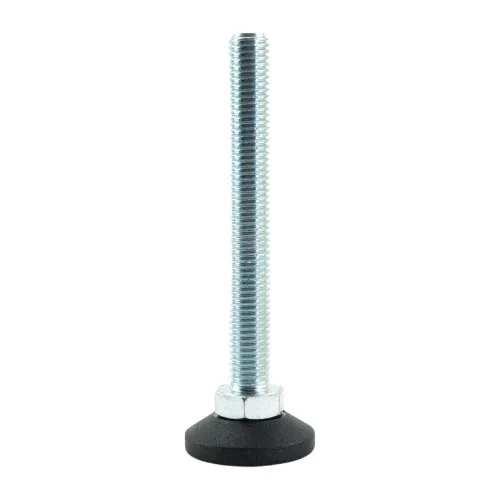 M12 x 100mm Swivel Foot - 38mm Base (650kg Load) | Polyethylene