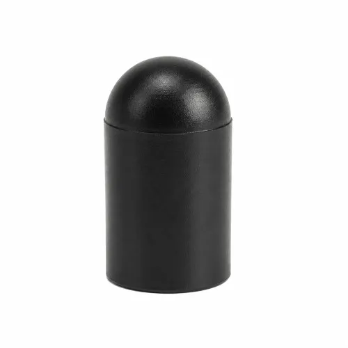 4.75mm x 12.7mm EPDM Cap (Black) 1.52mm Wall Thickness