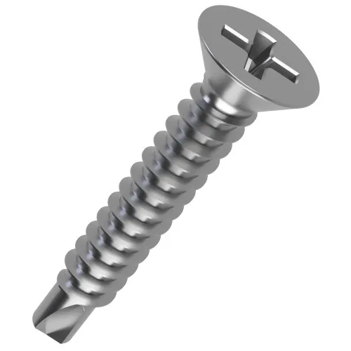 5.5mm x 90mm Phillips Countersunk Self Drilling Screw DIN 7504OH | A2 Stainless Steel