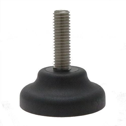 M8 x 50mm Plastic Adjustable Foot - 50mm Standard Base | 600kg Load