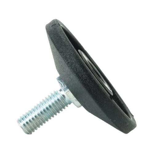 M8 x 20mm Fixed Thread Adjustable Feet, 48mm Base
