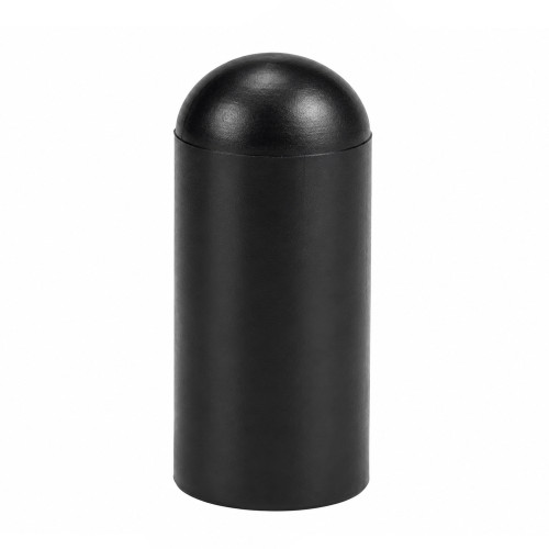 11.89mm x 25.4mm EPDM Cap (Black) 1.52mm Wall Thickness