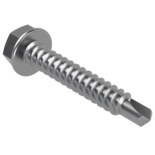 5.5mm x 70mm Hexagon Washer Head Self Drilling Screw DIN 7504K | A2 Stainless Steel