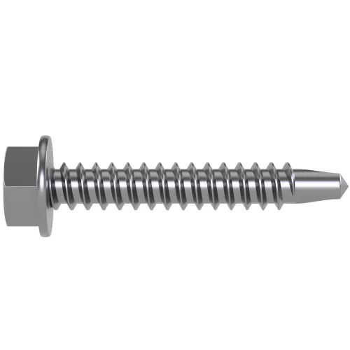 5.5mm x 75mm Hexagon Washer Head Self Drilling Screw DIN 7504K | A2 Stainless Steel