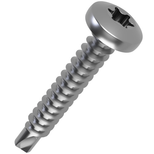 3.5mm x 25mm Torx Pan Head Self Drilling Screw DIN 7504MT | A2 Stainless Steel