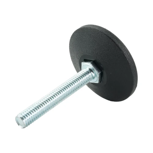 M8 x 50mm Fixed Thread Adjustable Feet, 48mm Base