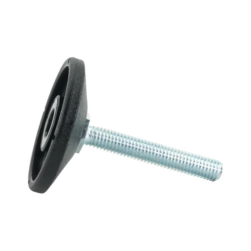 M8 x 50mm Fixed Thread Adjustable Feet, 48mm Base