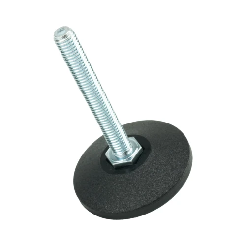 M8 x 60mm Fixed Thread Adjustable Feet, 48mm Base