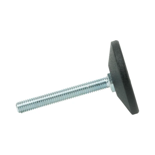 M8 x 60mm Fixed Thread Adjustable Feet, 48mm Base