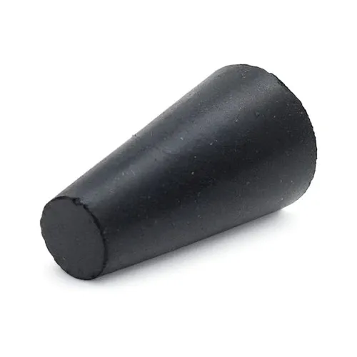 9.98mm-6mm EPDM Tapered Plug 19.99mm Length | Black