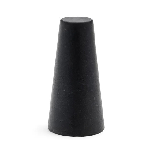 14.27mm-7.95mm EPDM Tapered Plug 28.58mm Length | Black