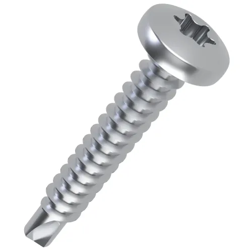 4.8mm x 25mm Torx Pan Head Self Drilling Screw DIN 7504N | Steel BZP