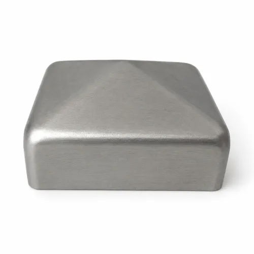 50mm Square (Unplated Mild Steel) Fence Cap