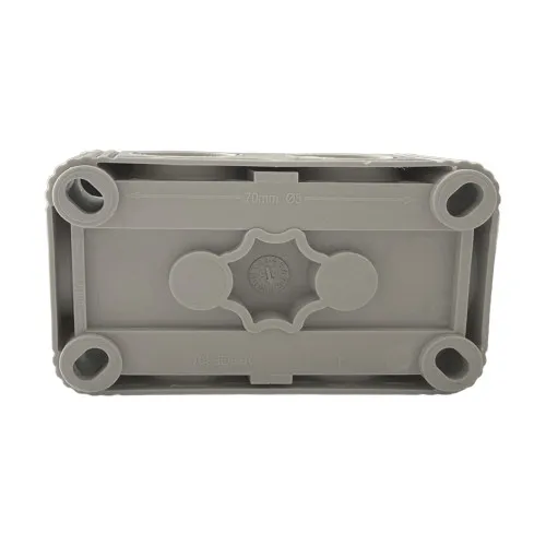 85mm x 49mm x 51mm Electrical Junction Box – Wiska 407® | Light Grey