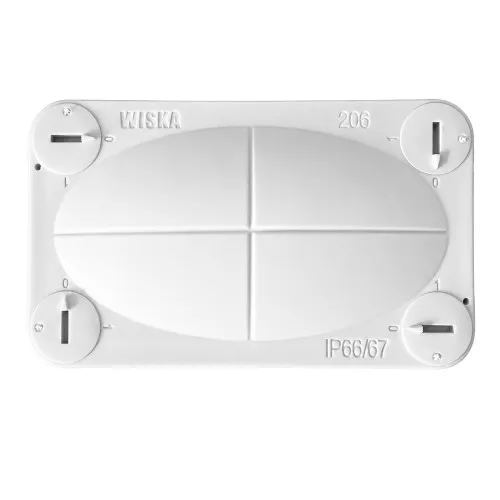 85mm x 49mm x 51mm Electrical Junction Box – Wiska 407® | White
