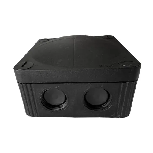 85mm x 85mm x 51mm Electrical Junction Box – Wiska 407® | Black