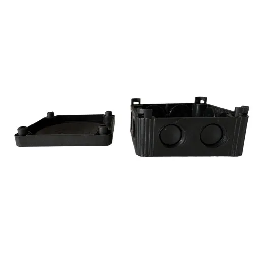 85mm x 85mm x 51mm Electrical Junction Box – Wiska 407® | Black