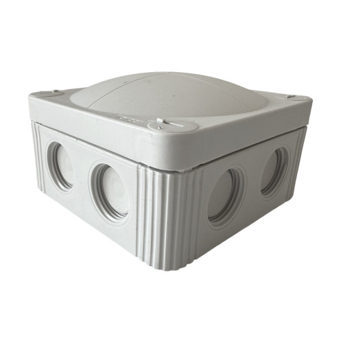 85mm x 85mm x 51mm Electrical Junction Box – Wiska 407® | Light Grey