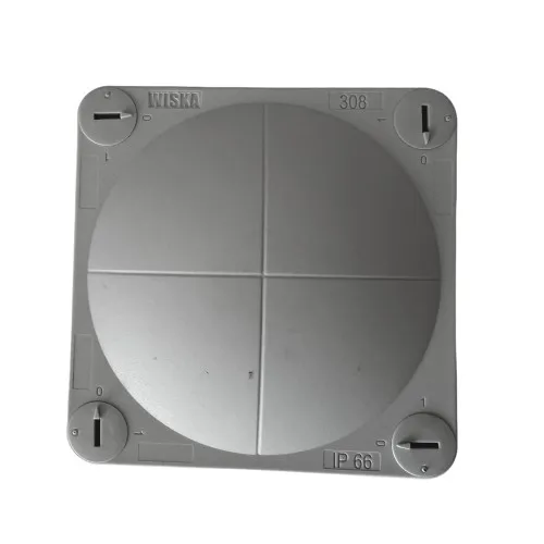 85mm x 85mm x 51mm Electrical Junction Box – Wiska 407® | Light Grey