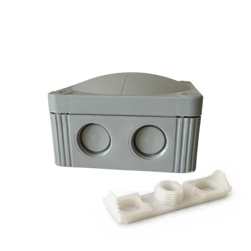 85mm x 85mm x 51mm Electrical Junction Box – Wiska 407® | Light Grey
