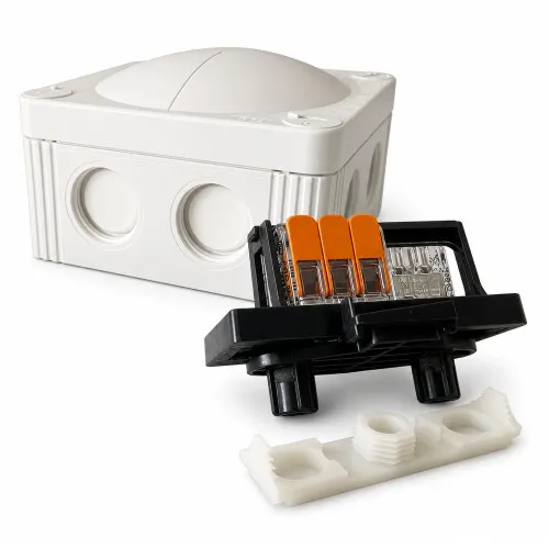 85mm x 85mm x 51mm Electrical Junction Box – Wiska 407® | White