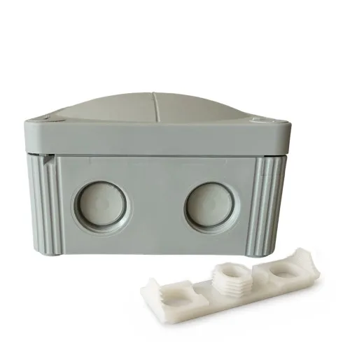 95mm x 95mm x 51mm 407 Combi Box® | Light Grey (RAL 7035)