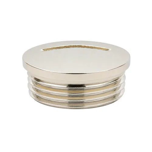 M63 Nickel Plated Brass Cable Gland Blanking Plug (IP54) | Self-Colour