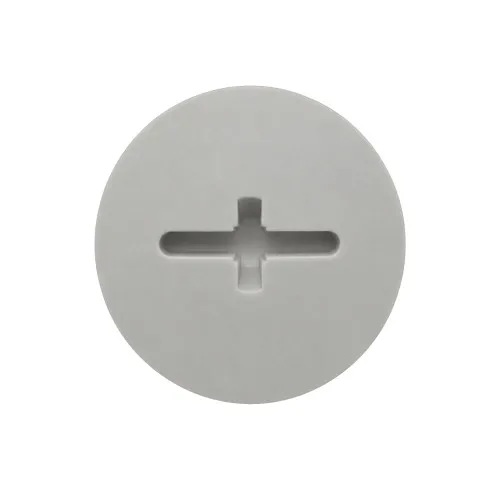 M12 Nylon Cable Gland Blanking Plug (IP56) | Light Grey 