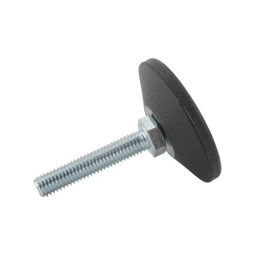 M8 x 40mm Swivel Foot - 48mm Base (400kg Load) | Polyethylene