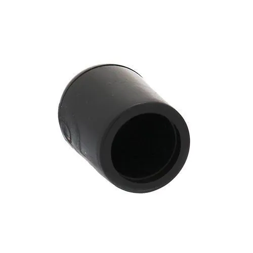 9.5mm x 18.25mm Round Chair Ferrule (Round Tapered) | Black LDPE