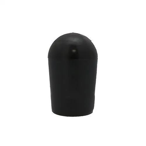 9.5mm x 18.25mm Round Chair Ferrule (Round Tapered) | Black LDPE