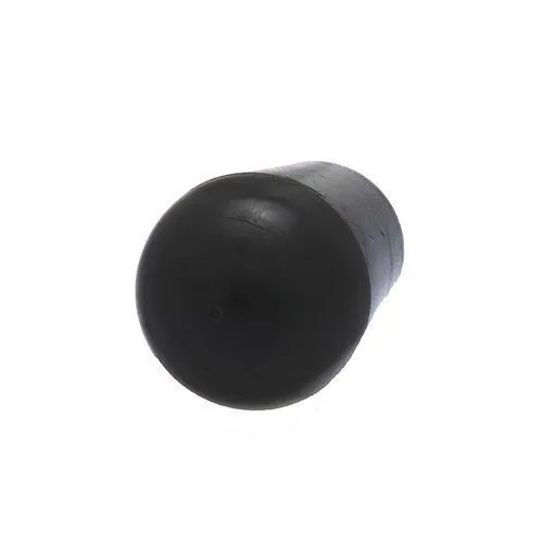 14mm x 27.75mm Round Chair Ferrule (Round Tapered) | Black LDPE