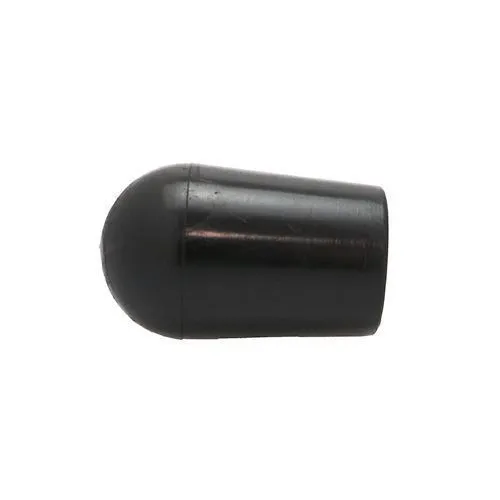 14mm x 27.75mm Round Chair Ferrule (Round Tapered) | Black LDPE