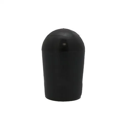 14mm x 27.75mm Round Chair Ferrule (Round Tapered) | Black LDPE