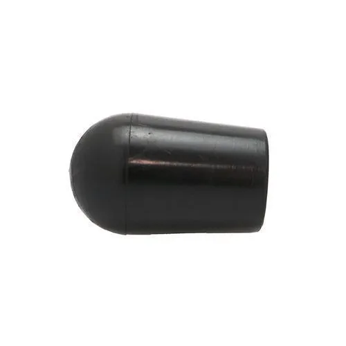 16mm x 18.5mm Round Chair Ferrule (Round Tapered) | Black LDPE