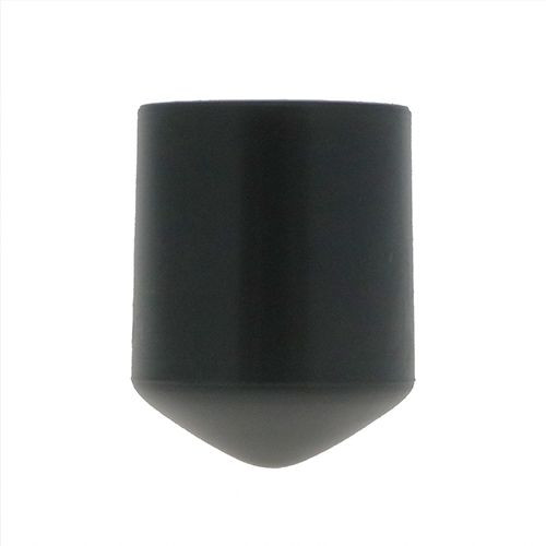 16mm x 19.25mm Round Chair Ferrule (Round Tapered) | Black LDPE