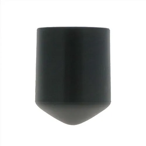 16mm x 19.25mm Round Chair Ferrule (Round Tapered) | Black LDPE