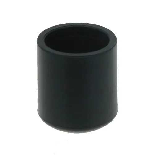 16mm x 19.25mm Round Chair Ferrule (Round Tapered) | Black LDPE
