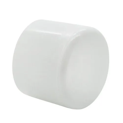 19mm x 28mm Round Chair Ferrule (Flat) | Black LDPE