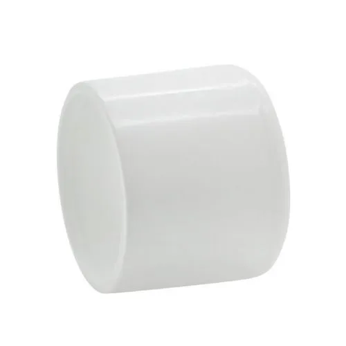 22mm x 18mm Round Chair Ferrule (Flat) | Black LDPE