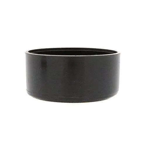 60.3mm x 25.5mm Round Chair Ferrule (Flat) | Black LDPE