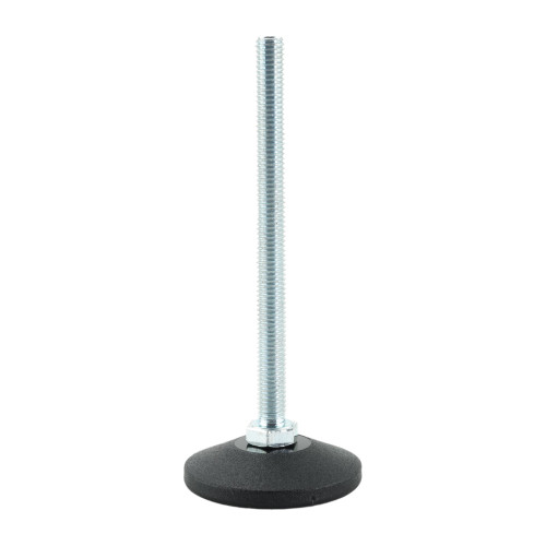 M8 x 100mm Swivel Foot - 48mm Base (400kg Load) | Polyethylene