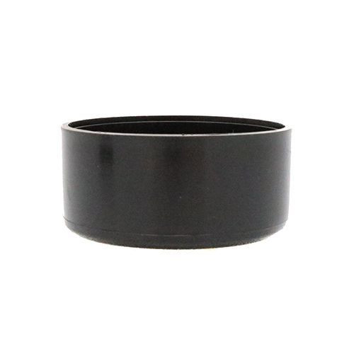76.2mm x 28.5mm Round Chair Ferrule (Flat) | Black LDPE