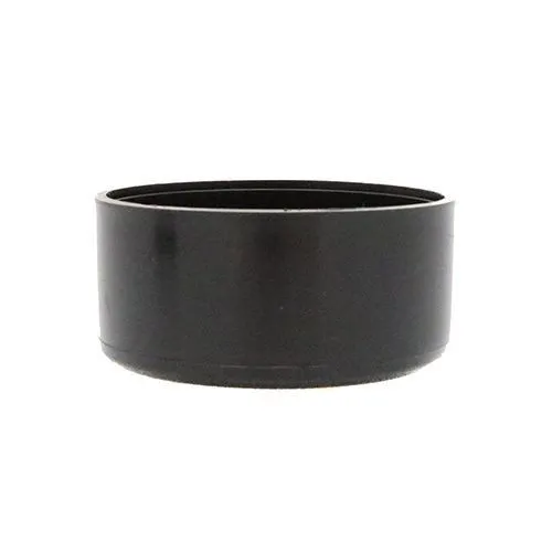 76.2mm x 28.5mm Round Chair Ferrule (Flat) | Black LDPE