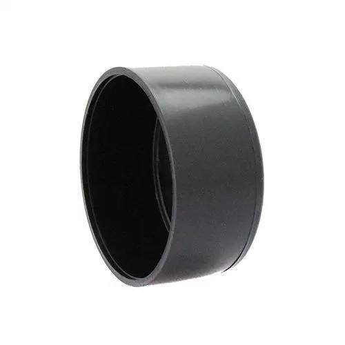 101.6mm x 30.25mm Round Chair Ferrule (Flat) | Black LDPE