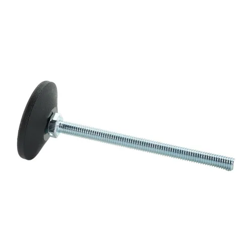 M8 x 100mm Swivel Foot - 48mm Base (400kg Load) | Polyethylene