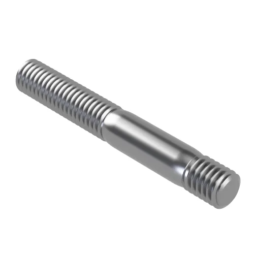 M10 x 65mm Double Ended Threaded Rod with 12mm Engagement Length | DIN 939 | A2 Stainless Steel